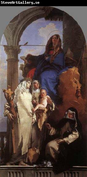 Giovanni Battista Tiepolo The Virgin Appearing to Dominican Saints